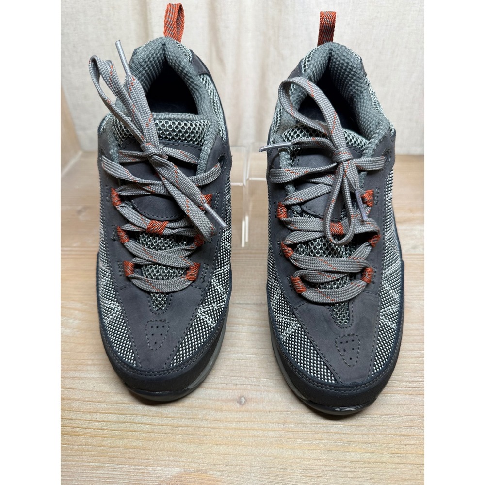 Vasque UltraDry Childrens Hiking Shoes Size 5 Grey‎ Black Orange Waterproof 7210